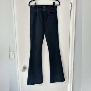 Citizens of Humanity - Black, high waisted, bell bottoms